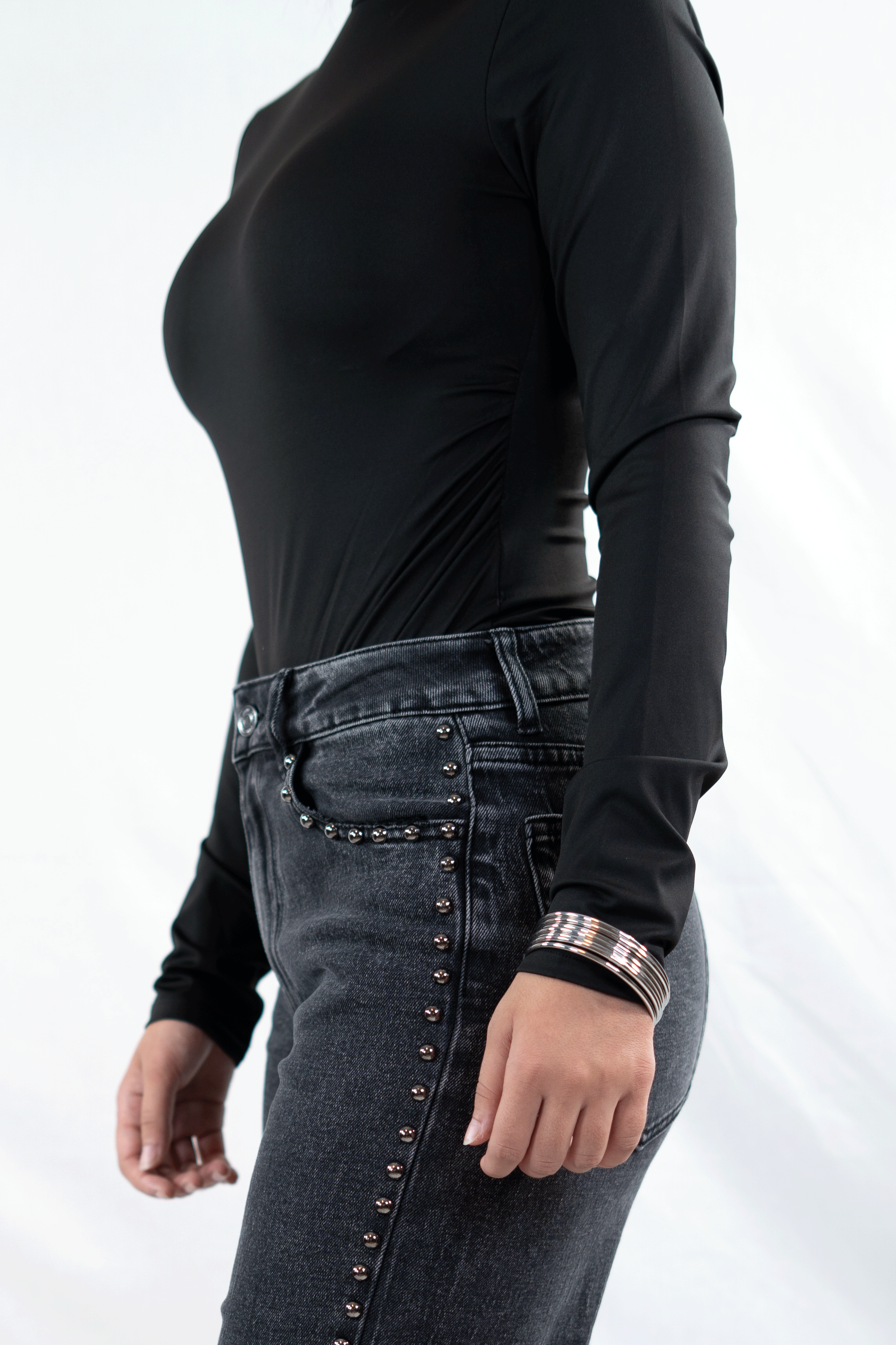Denim NEGRO TACHAS