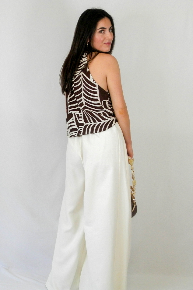 Pantalón PALAZZO CRUDO