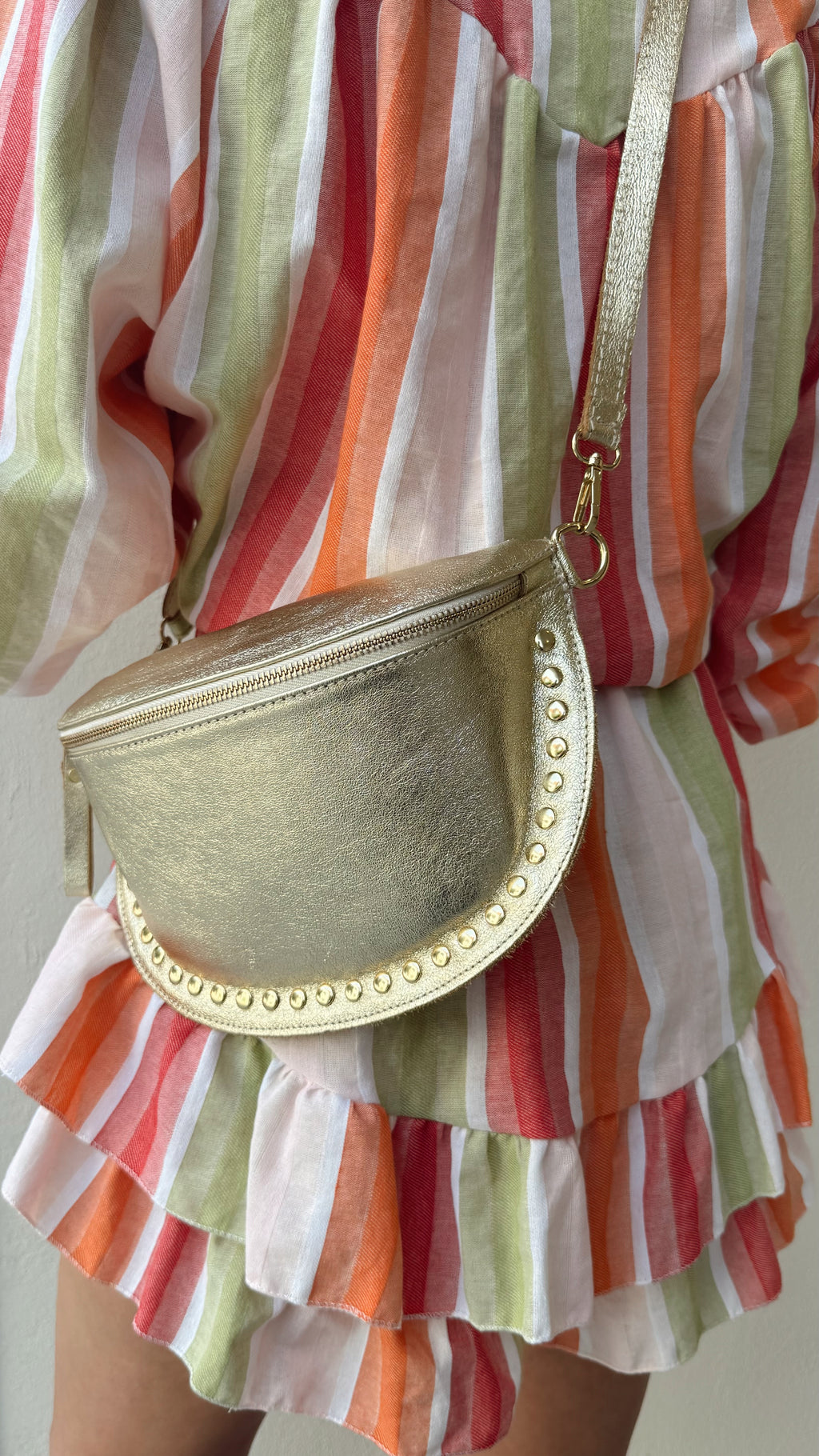 Bolso bandolera/riñonera de piel mujer