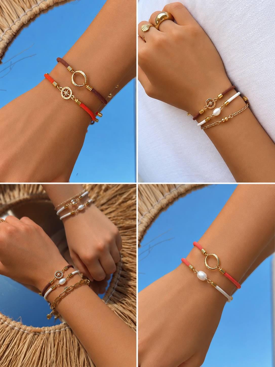 Pulsera summer Il Due personalizable de cuerda mujer