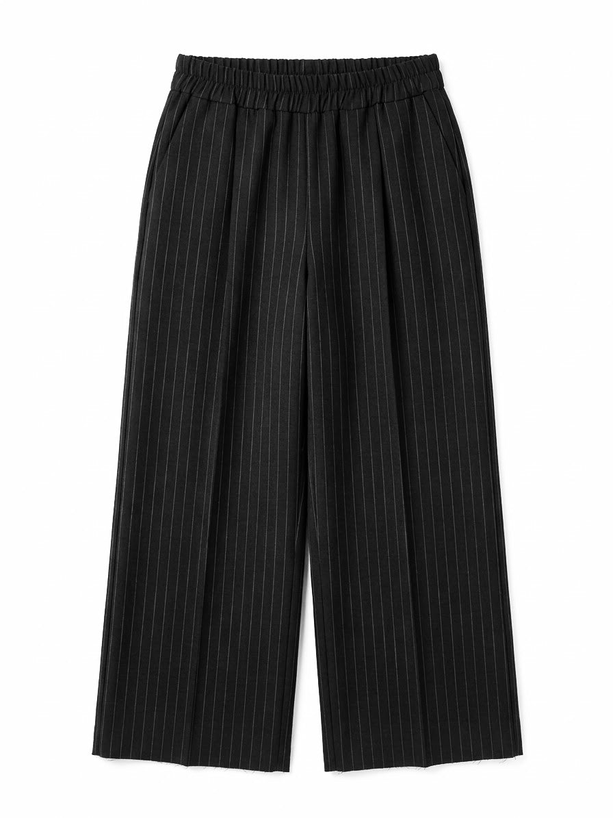 Pantalón raya diplomática cintura elástica