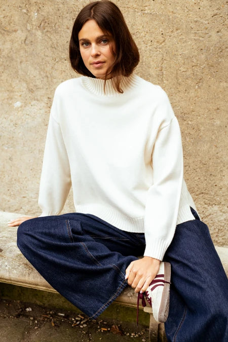 Jersey punto SOFT cuello alto