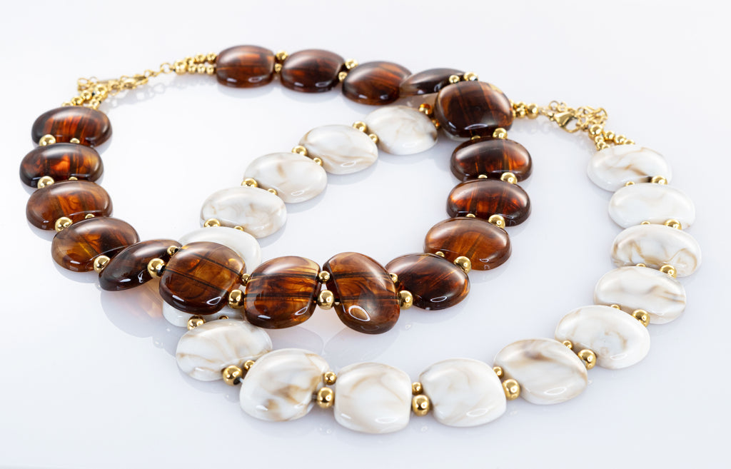 COLLAR NOELIA EFECTO MÁRMOL