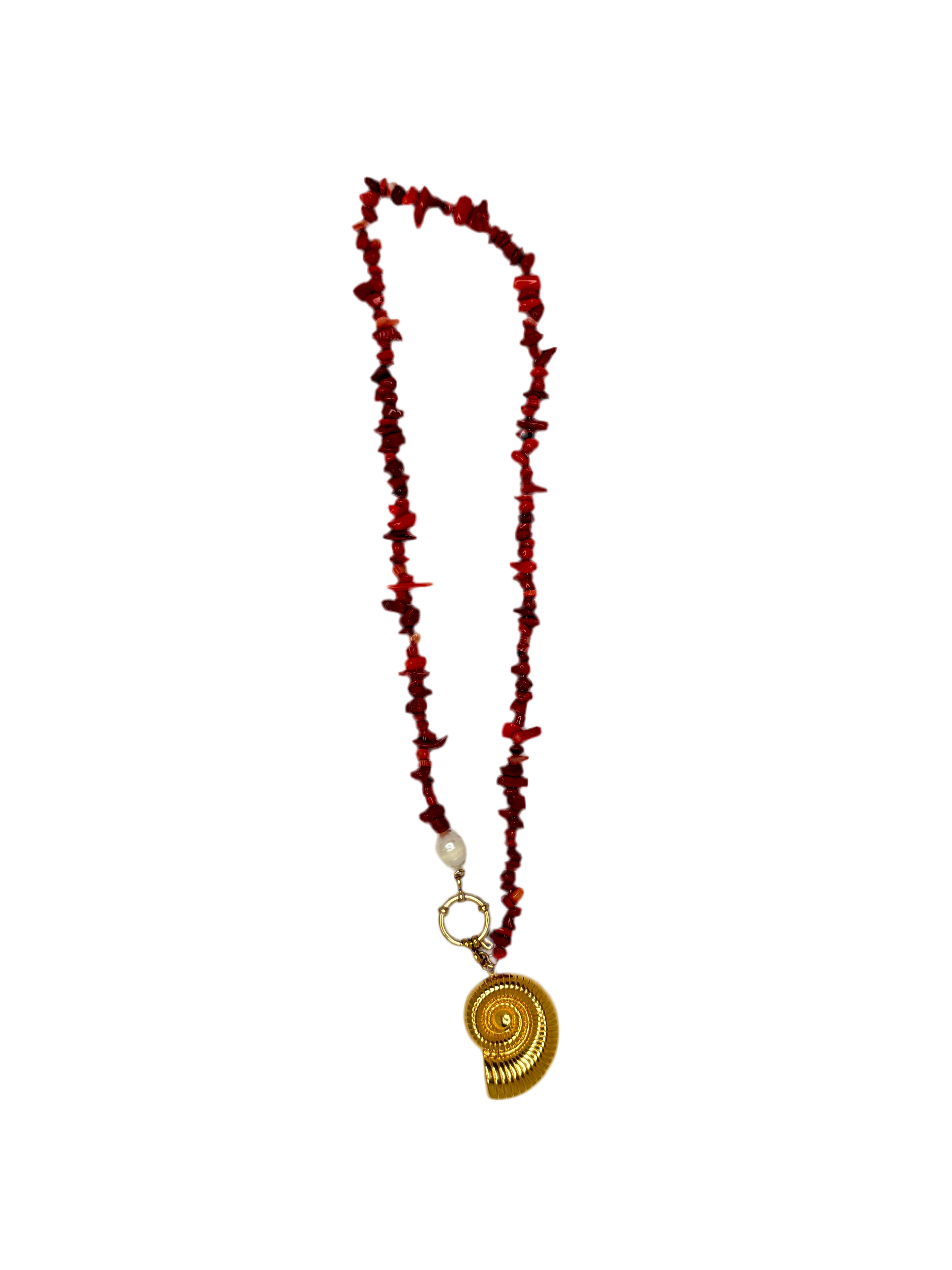 Collar JASPE ROJO