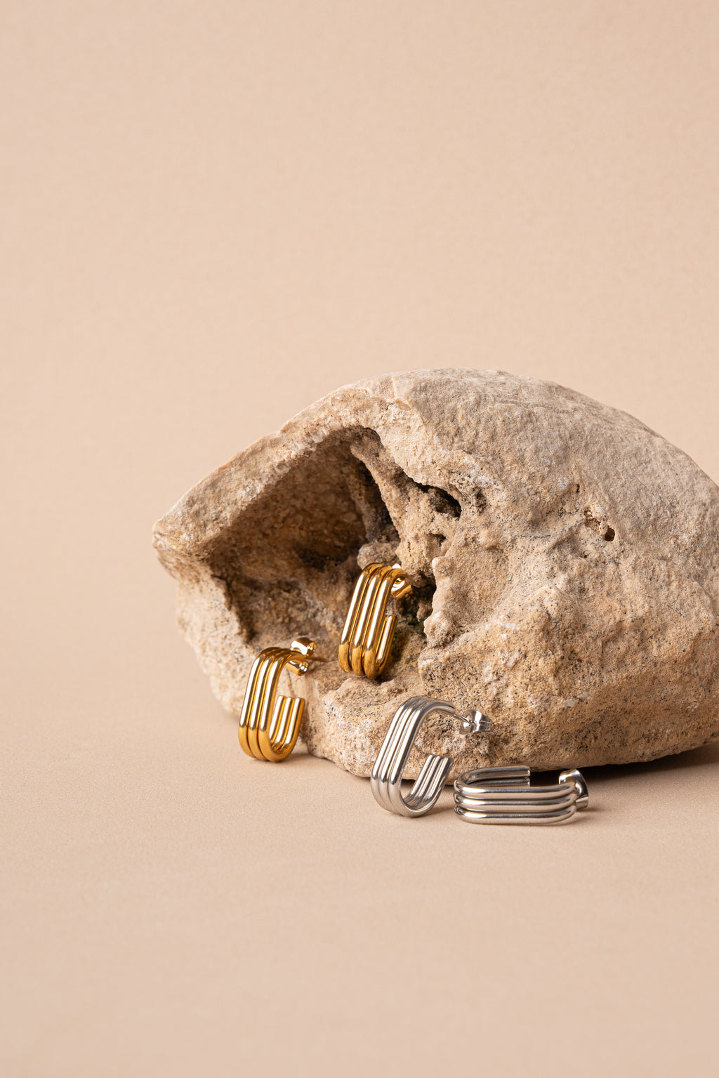 Pendiente eslabón de acero inoxidable mujer