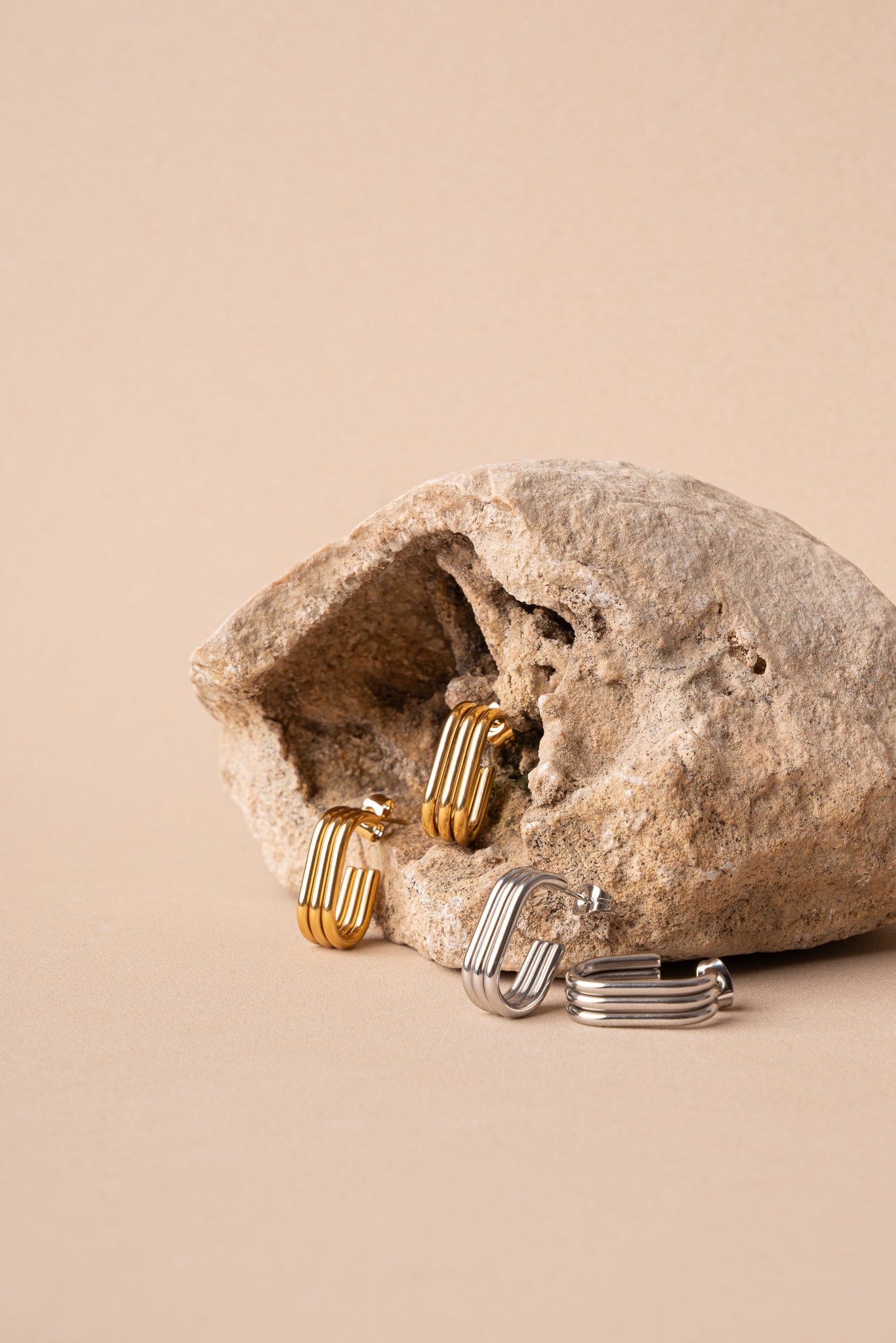 Pendiente eslabón de acero inoxidable mujer