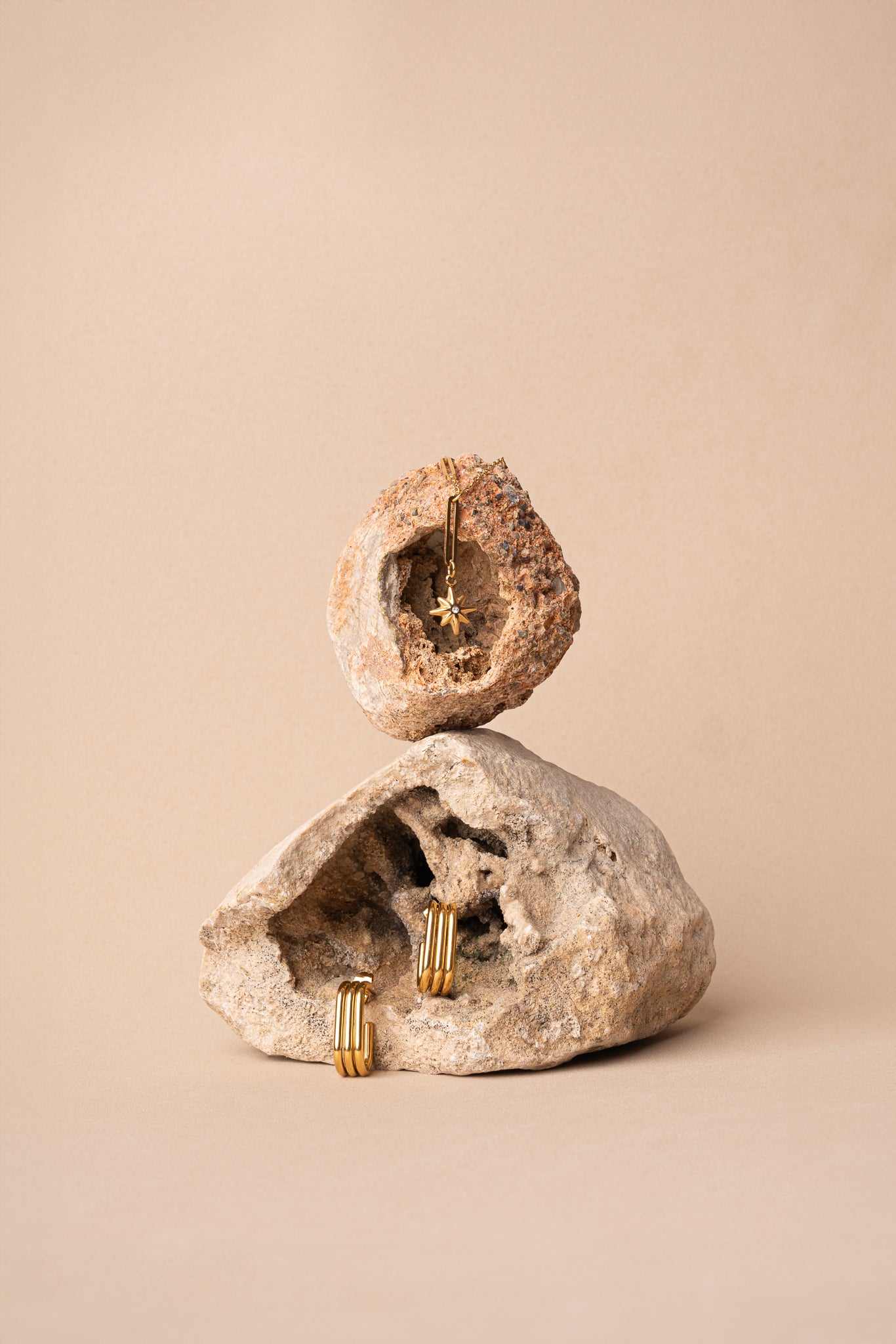 Pendiente eslabón de acero inoxidable mujer