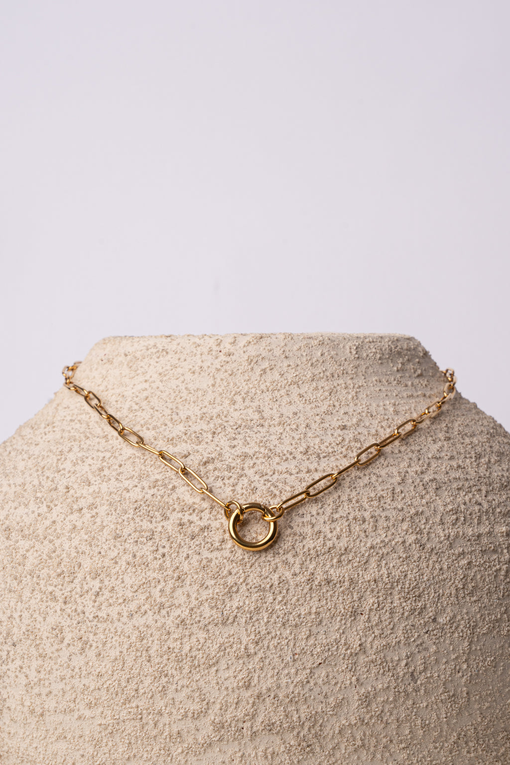 Collar cadena personalizable de acero oro 18k mujer