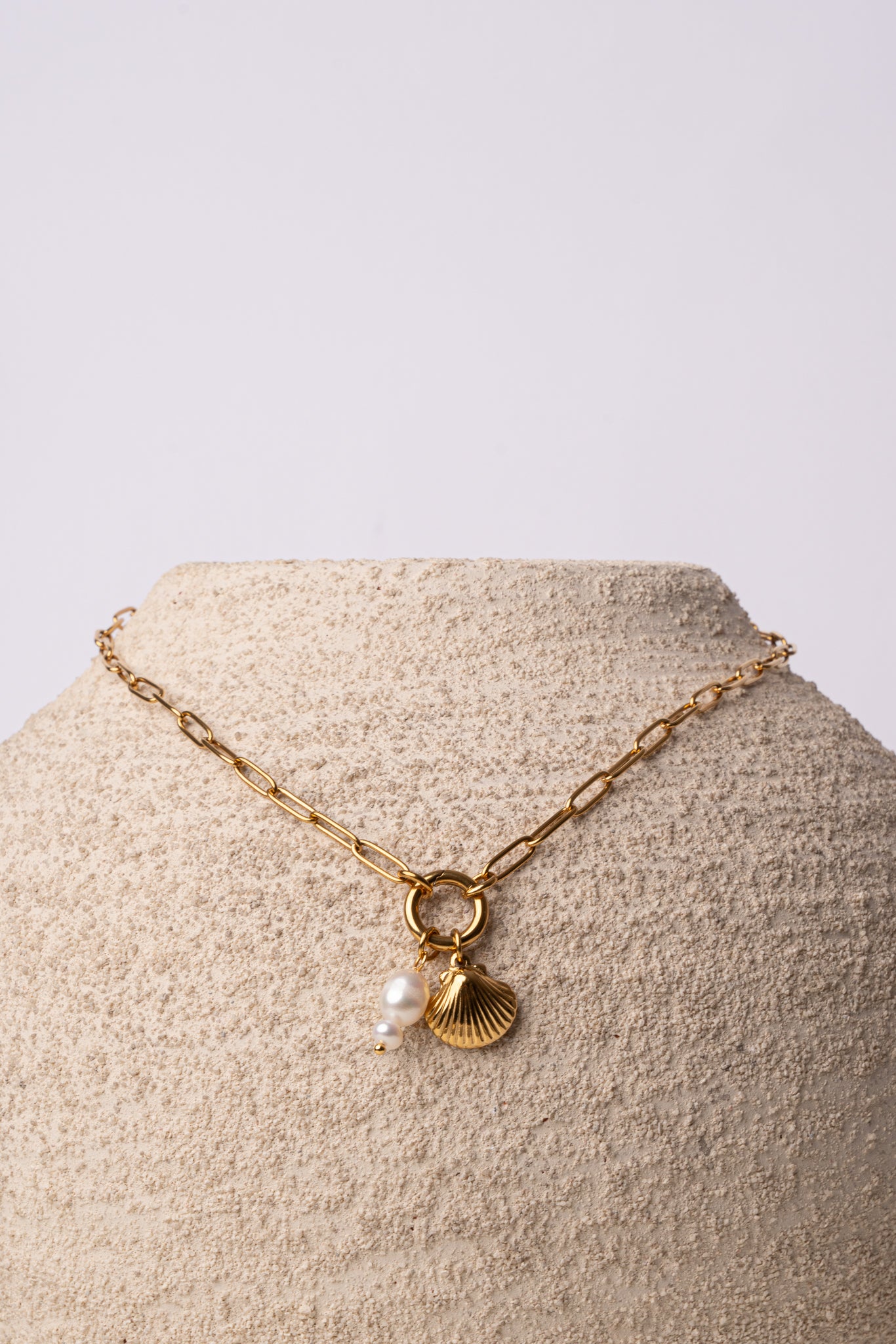 Collar cadena personalizable de acero oro 18k mujer