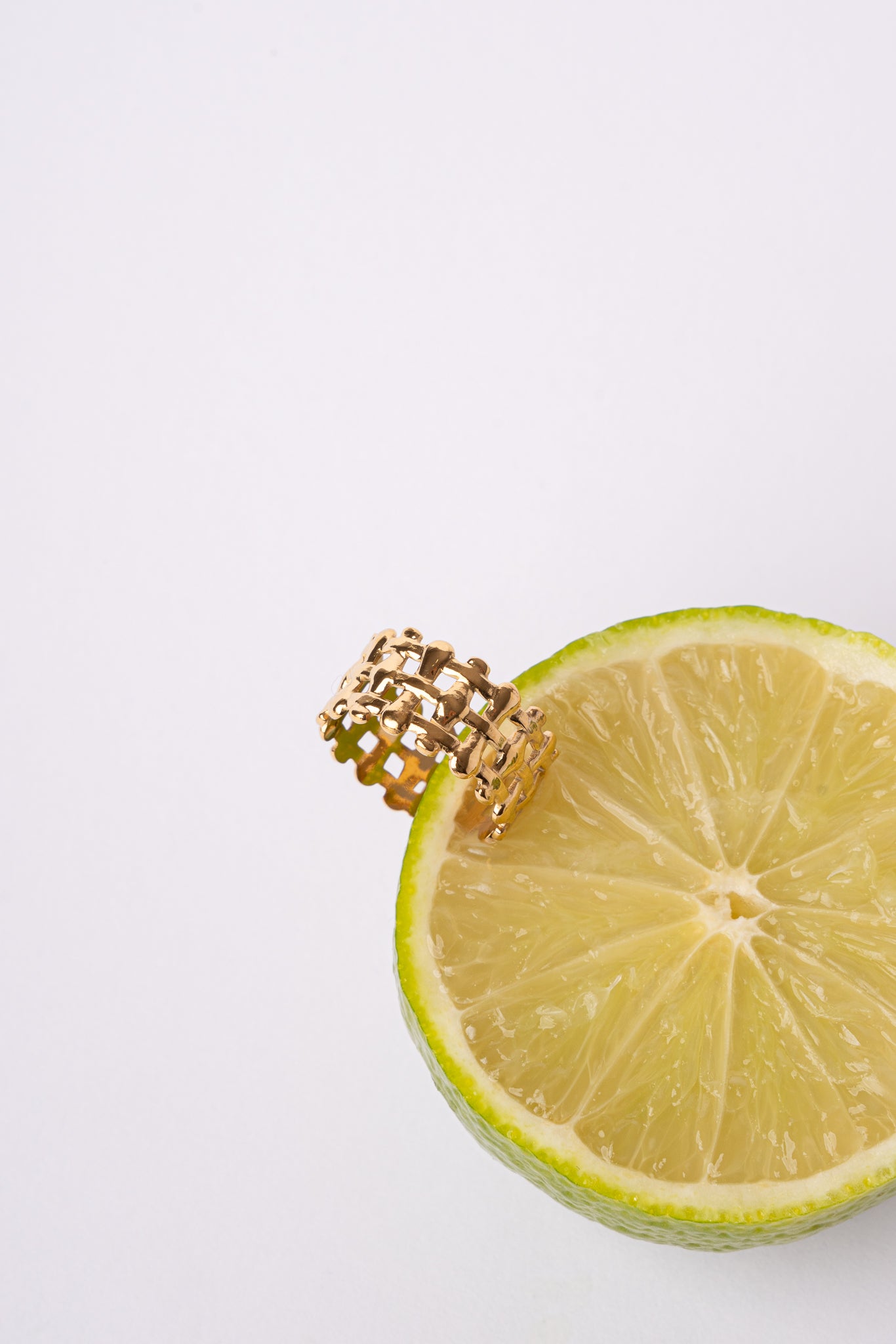 Anillo panther ajustable acero oro 18k mujer