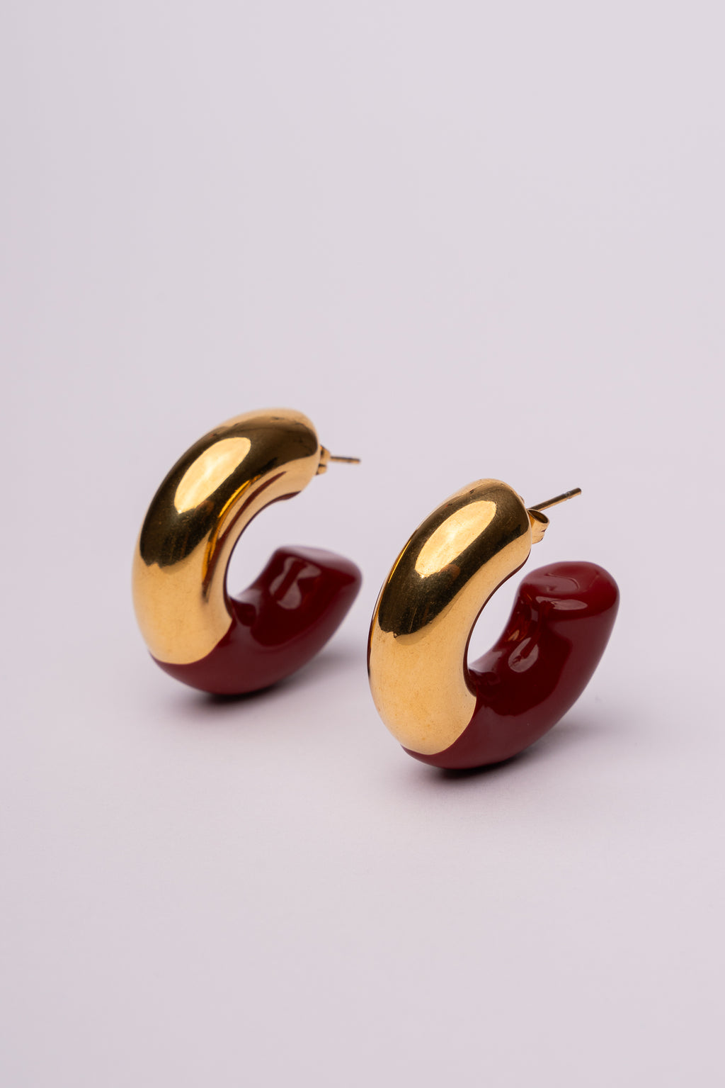 Pendiente aro multicolor de acero inoxidable mujer