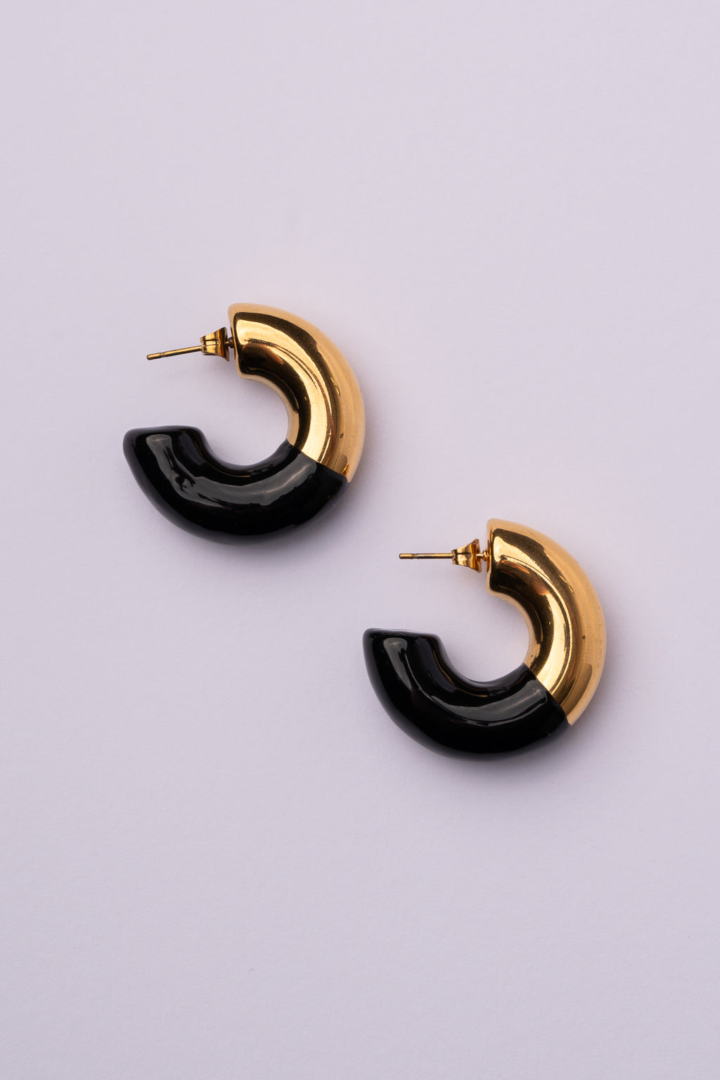 Pendiente aro multicolor de acero inoxidable mujer