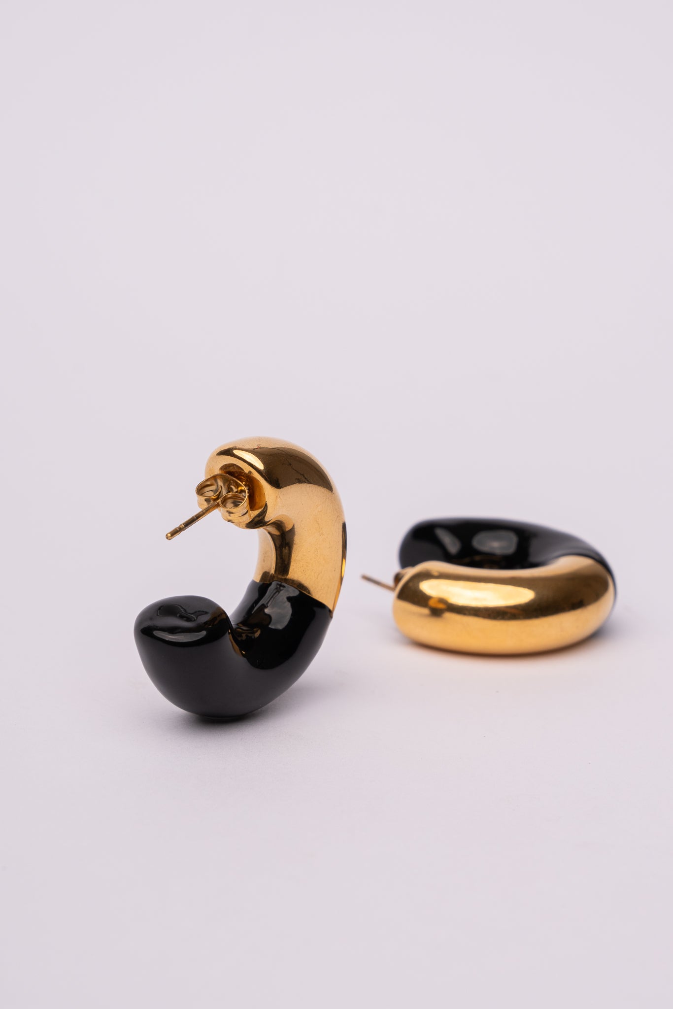 Pendiente aro multicolor de acero inoxidable mujer