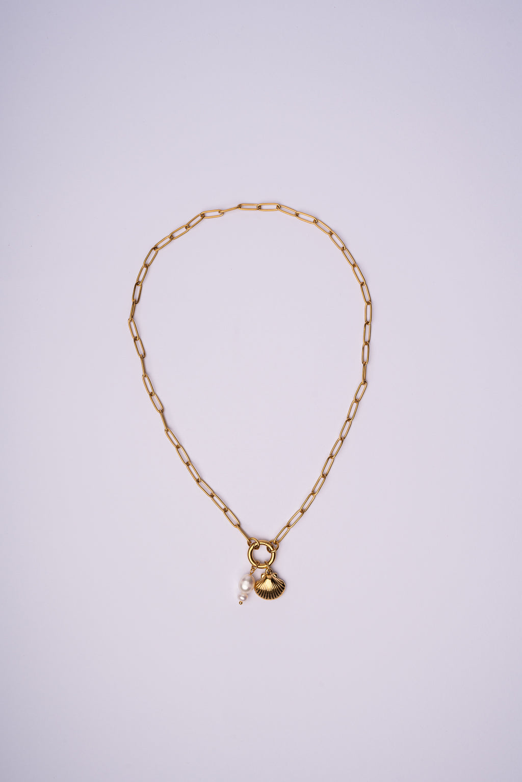 Collar cadena personalizable de acero oro 18k mujer