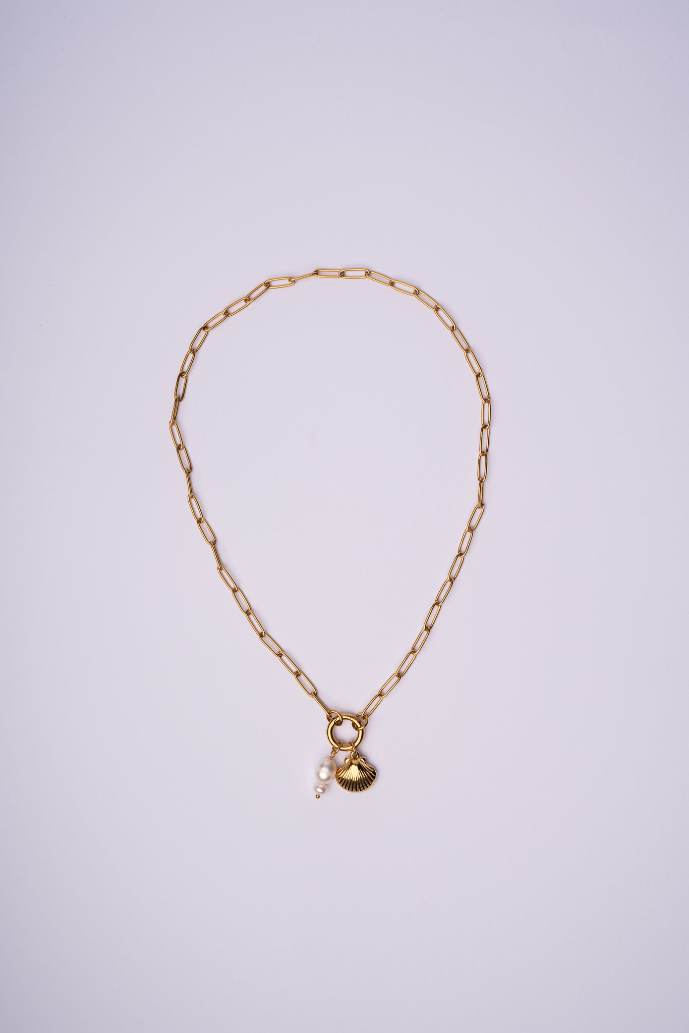 Collar cadena personalizable de acero oro 18k mujer