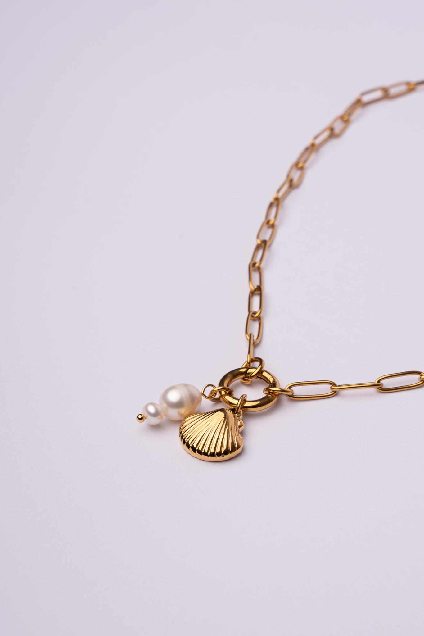 Collar cadena personalizable de acero oro 18k mujer