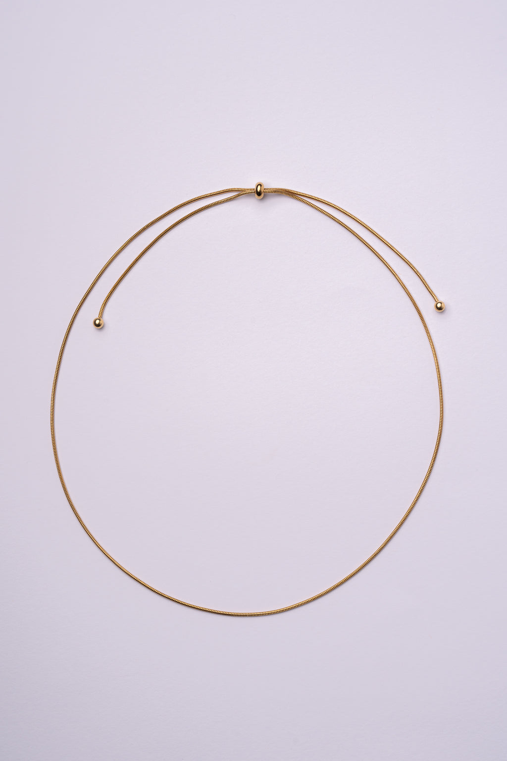 Collar corbata acero oro 18k mujer