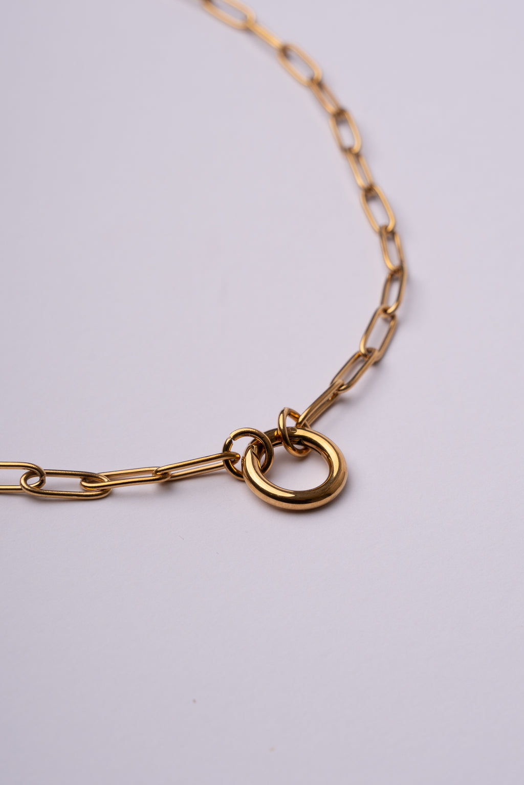 Collar cadena personalizable de acero oro 18k mujer
