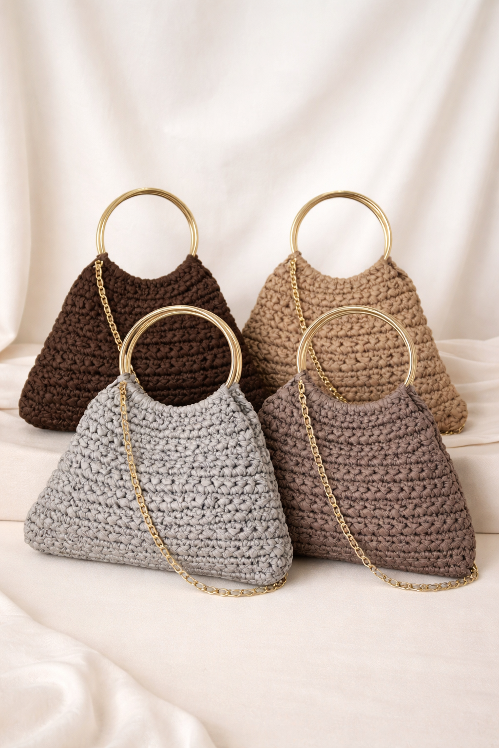 Bolso de mano crochet