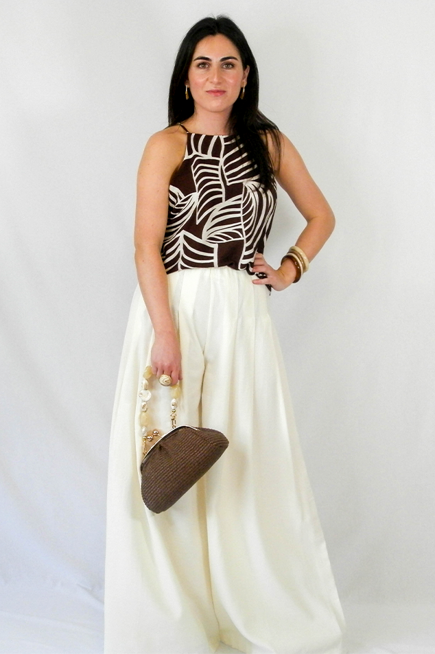 Pantalón PALAZZO CRUDO