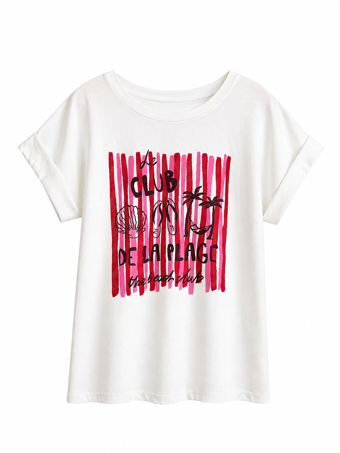 Camiseta manga corta le club de la plage mujer
