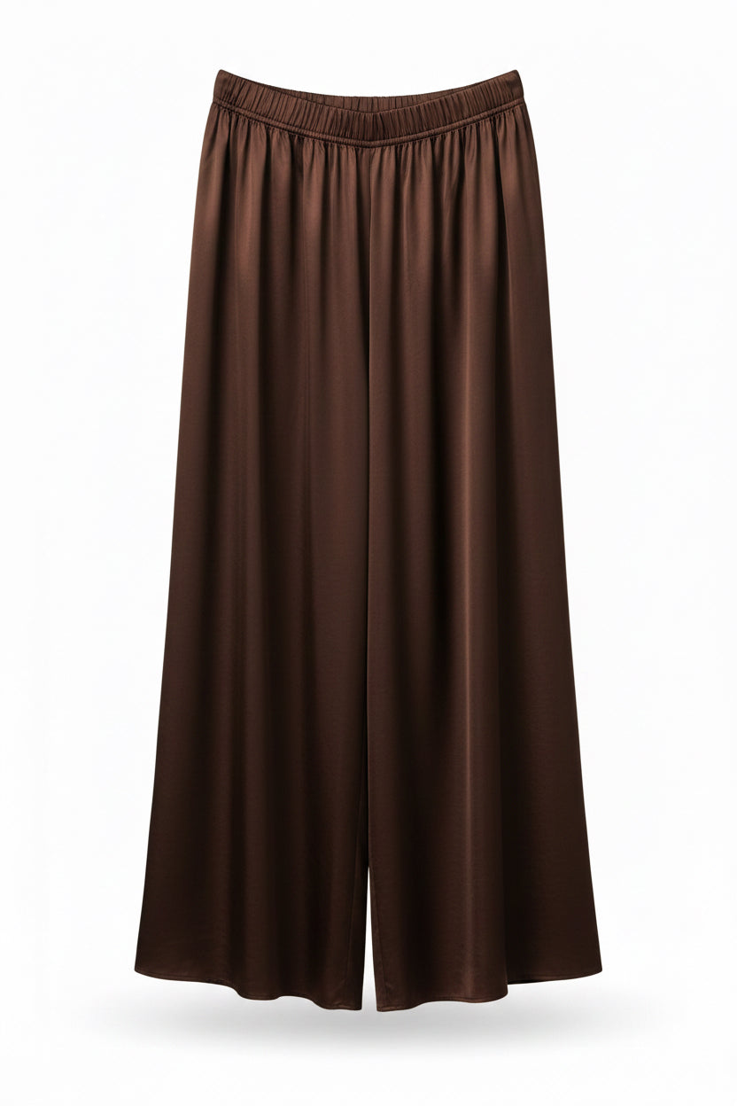 Pantalón goma satinado