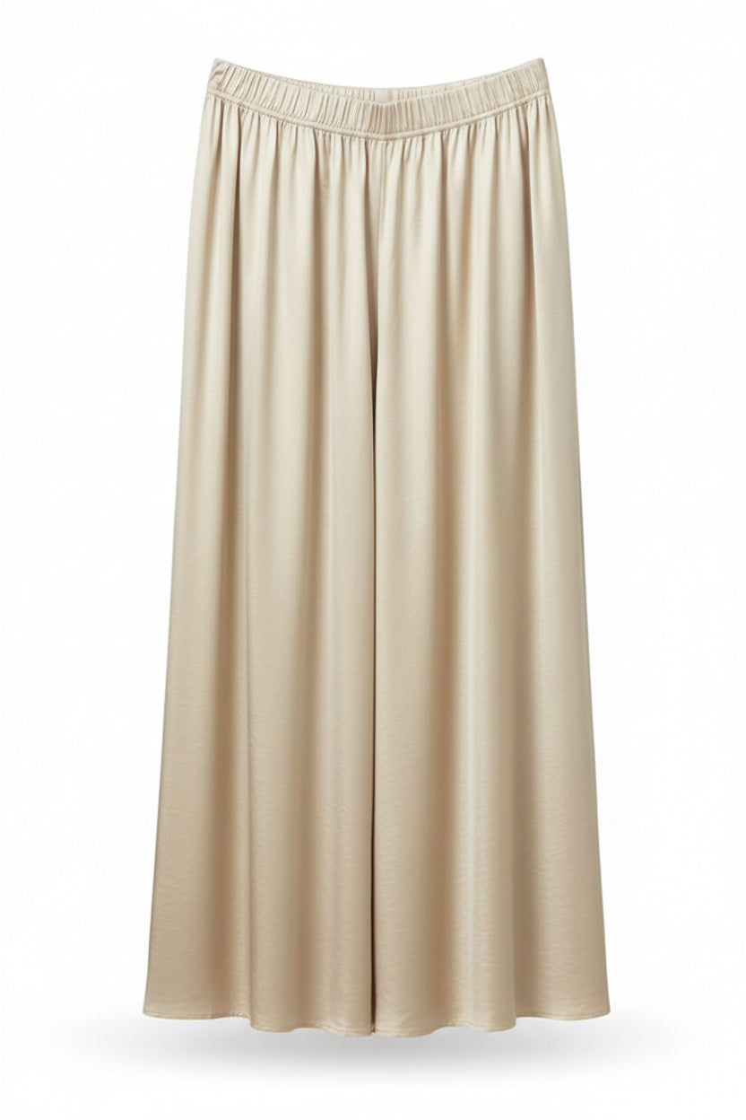 Pantalón goma satinado