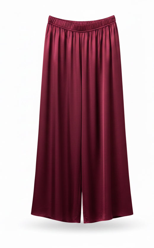 Pantalón goma satinado