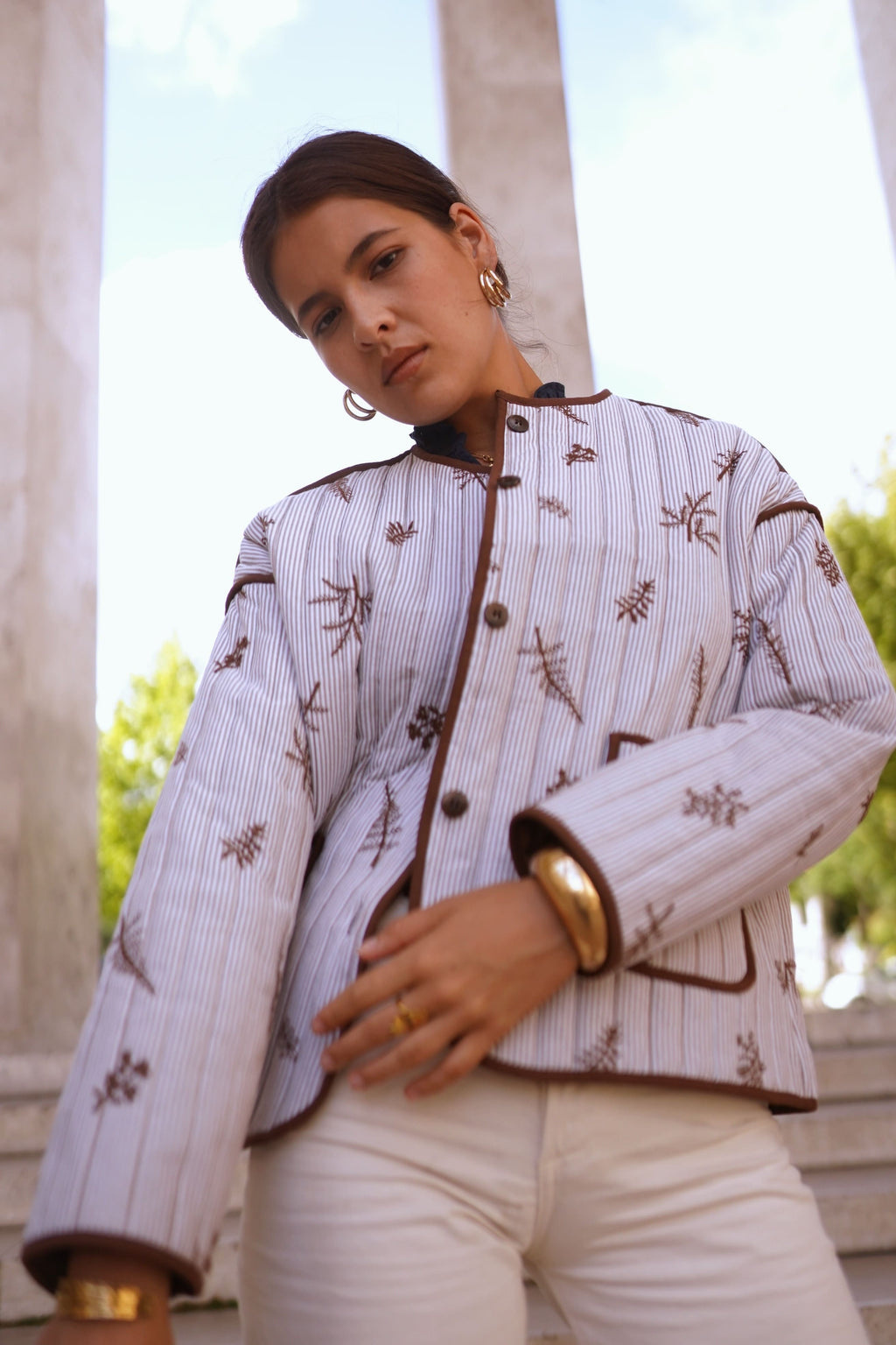 Chaqueta acolchada entretiempo mujer