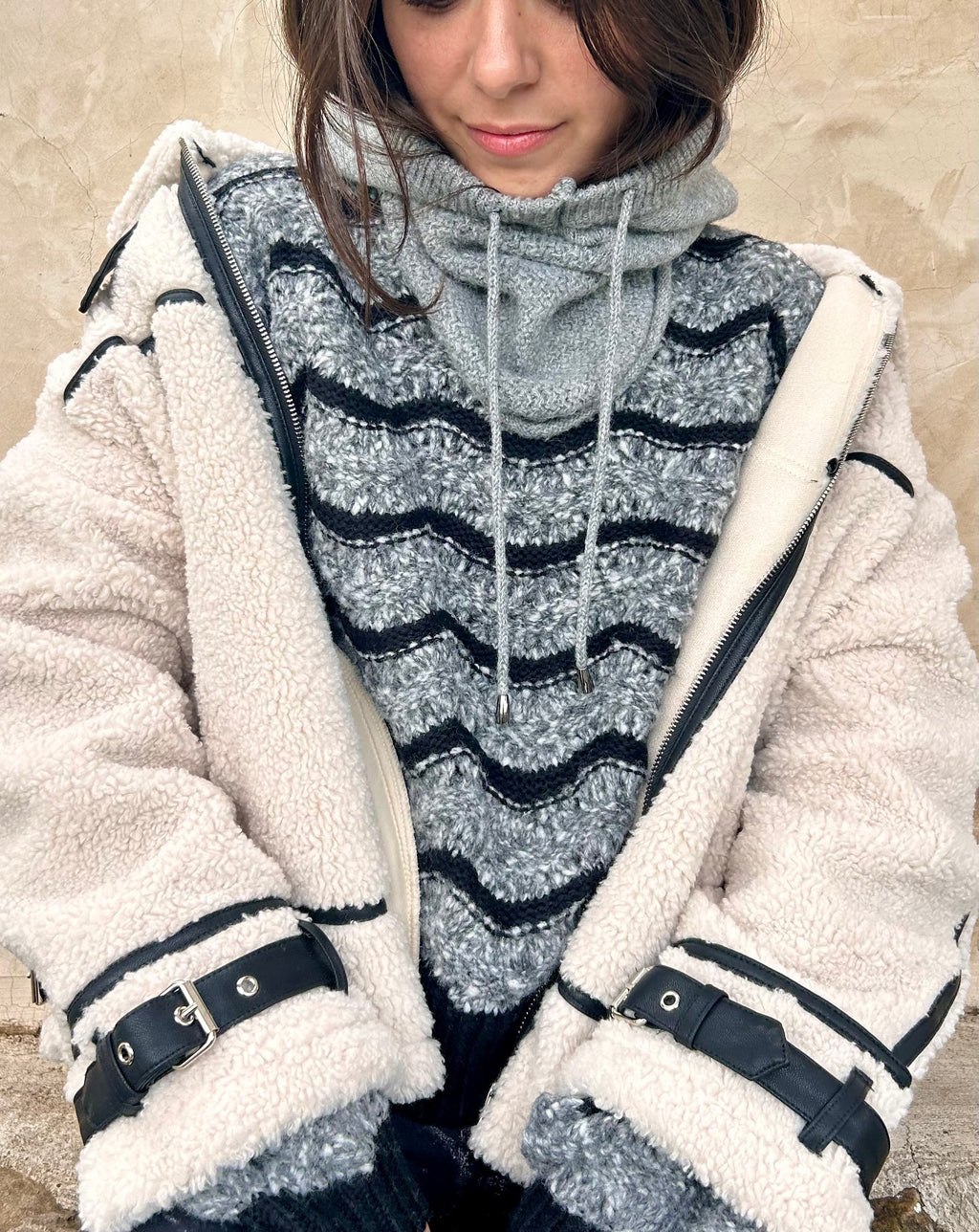 JERSEY DE PUNTO EFECTO ONDAS