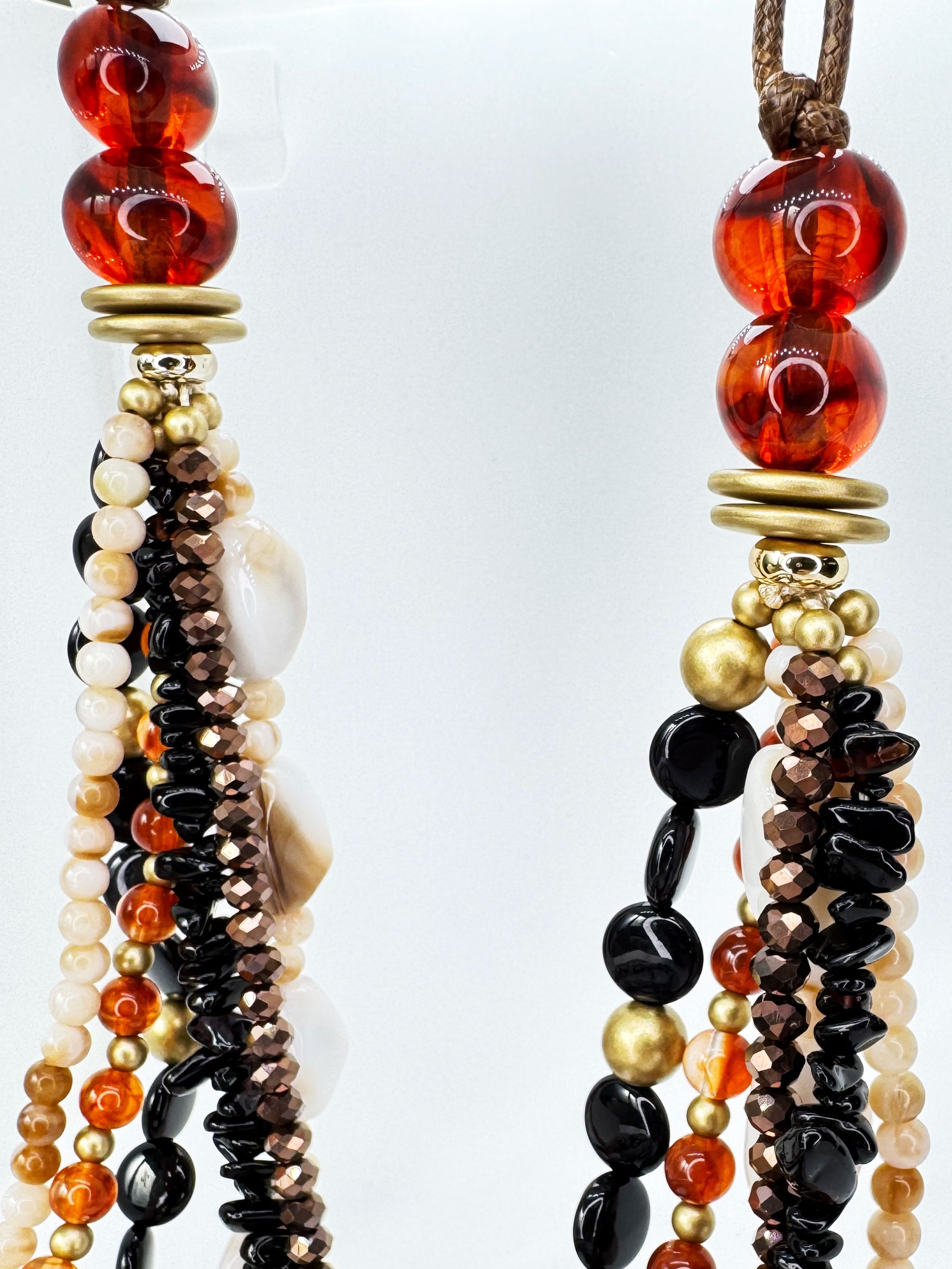 COLLAR LARGO MULTI TERRACOTA